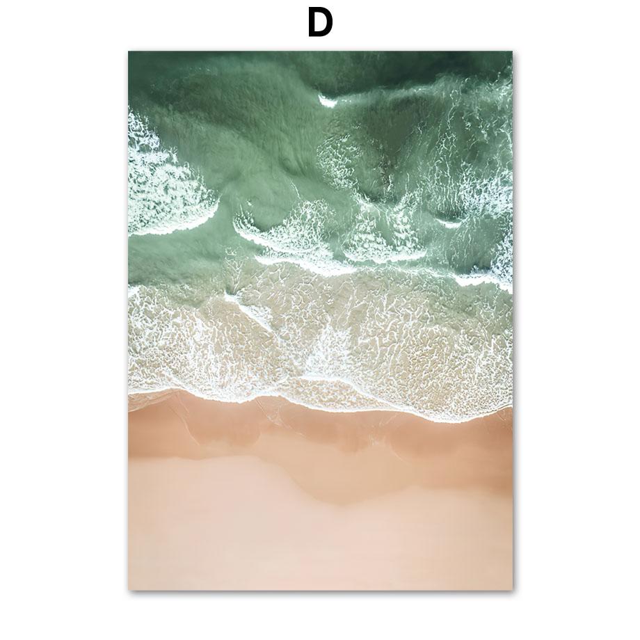 Taj Mahal Sunset Beach Swing Waves Palm Leaf Quotes Posters Prints Canvas Painting Nordic Wall Art Pictures Living Room Decor