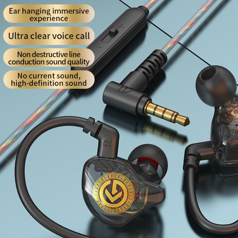 in-Ear Wired Earphone 3.5mm Earpiece Headset Stereo Wired Earbuds Wired Headset  Listen To Music