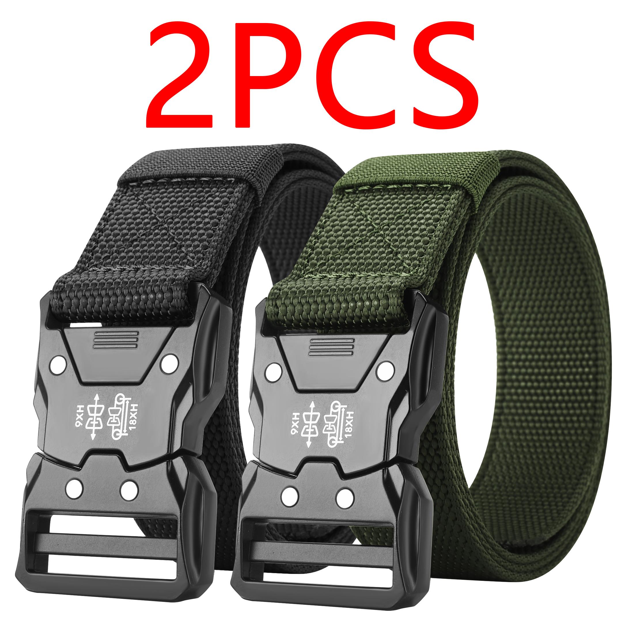 Tactische Tailleband - Duurzame Automatische Gesp, Perfect voor Buitenavonturen, Unisex Accessoires voor Mannen en Vrouwen 120cm gray