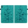 Custodia per Tablet in Pelle PU Squisito Design Floreale Goffrato per Nokia T20