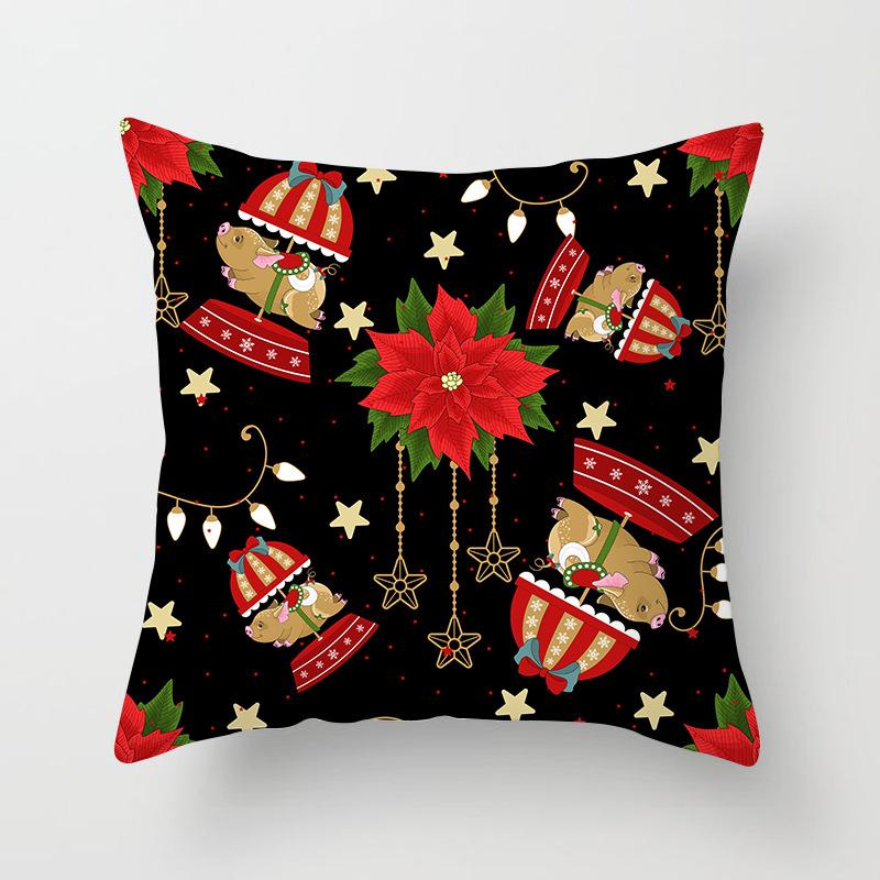 New Christmas Pillowcase Festive Home Decoration Gift Sofa Pillowcase