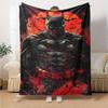 1pc Batman Blood Flannel Blanket Soft Warm Throw for Home, Office, Travel, All-Season Cozy Bedding GiftL1196