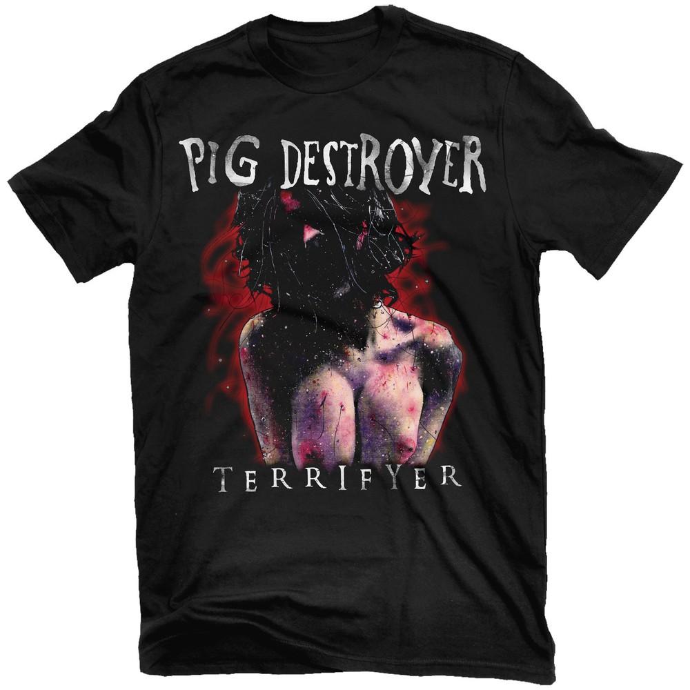 PIG DESTROYER Terrifyer (Black) T-Shirt NEW! Relapse Records TS2879 Unisex T-Shirt XL