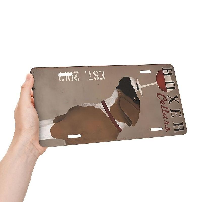 Souvenir Metal License Plate, Custom Auto Sign 15x30cm