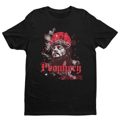 Prophezeiung Jesus Shirt Dornenkrone Christliches Grafik T-Shirt Unisex Glaubensgeschenk