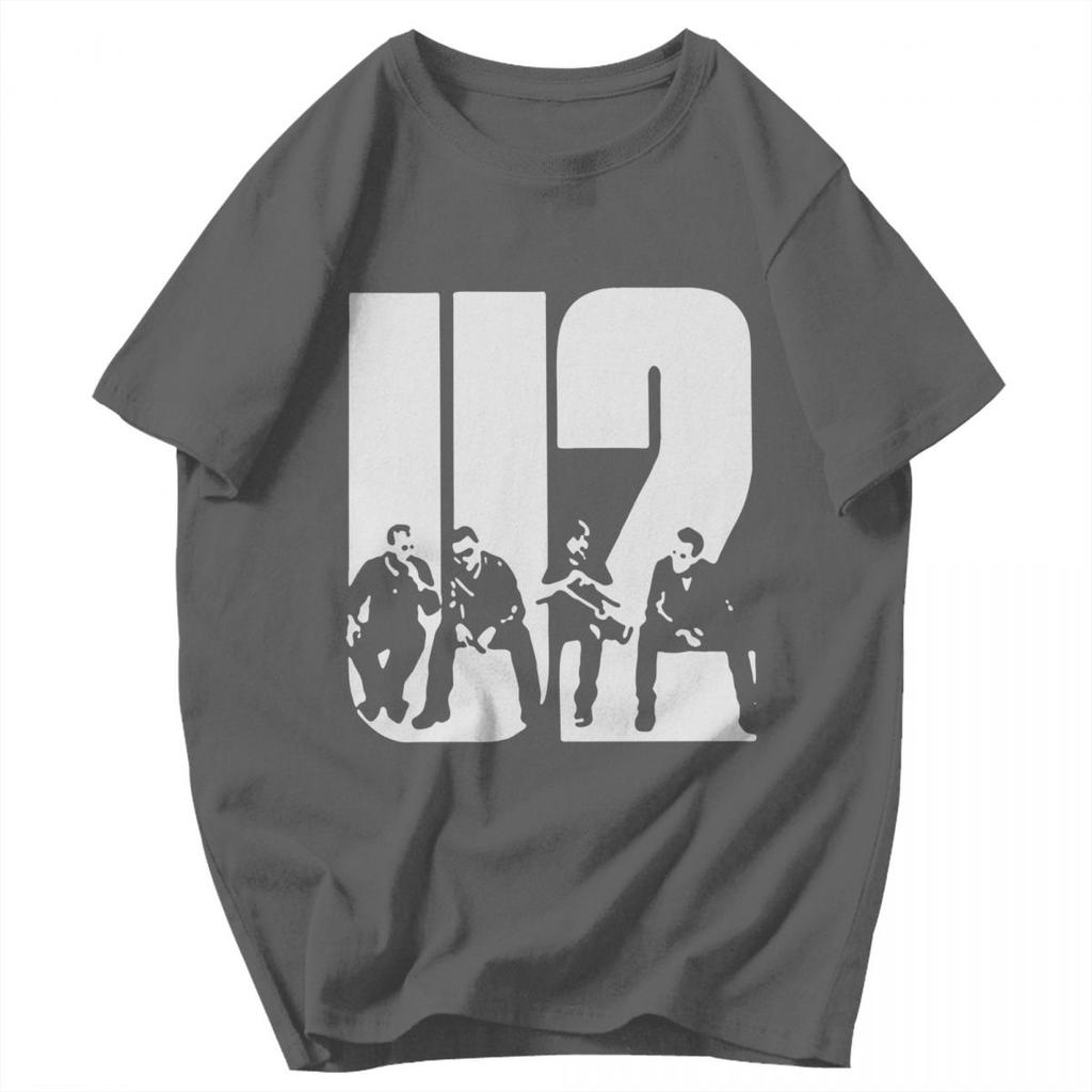 Men T Shirt U2 Band 2024 Idea Y2K Graphic Short Sleeve Unisex Clothes T Shirts