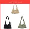 Nylon Folded Shoulder Bag For Women With Drawstring Design For Casual Travel