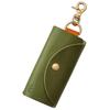 [Zario Grande] Key Case Men's Smart Key Compatible Tochigi Leather Compact Smart Key Case Made In Japan [ZAG-S001] (Green X Camel)