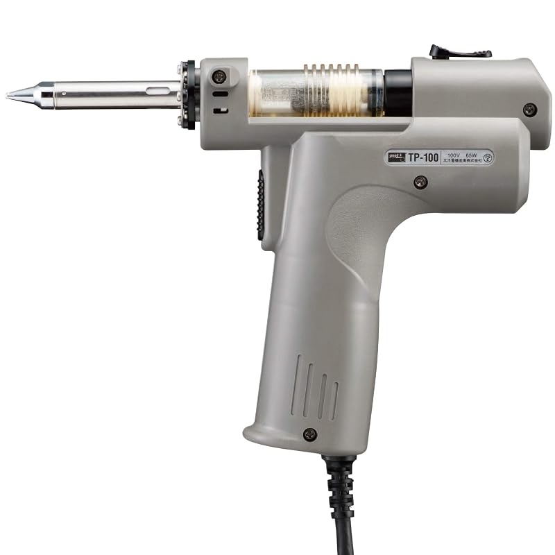 Taiyo Electric Industry (goot) Automatic Solder Desoldering Tool, Portable Type TP-100 [Powerful Suction][Replaceable Cartridge][Free Temperature