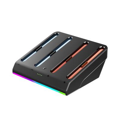 4 In 1 Charging Cradle Controller Magnetic Charging Station Charging Stand for NS2 Charging 4 Controllers