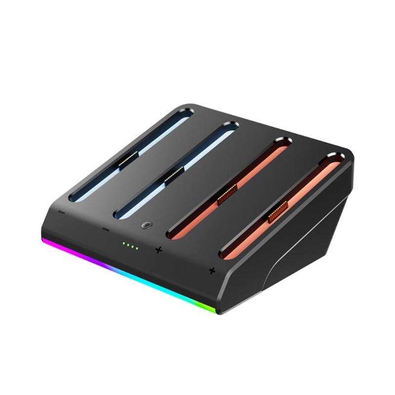 

4 in 1 Magnetic Charging Dock Station Stand for NS2 Game Controller Charging Stand Base with LED Indicator Light 1
