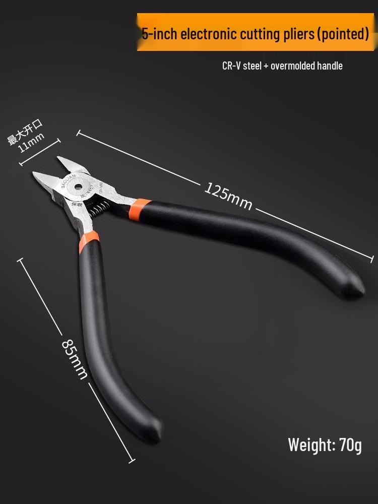 Diagonal Cutting Pliers for Sprue and Gundam Models, Industrial Grade Electrician's Nippers