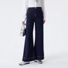 FivePlus Women's Vintage Wide Leg Straight Denim Jeans