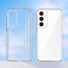 For Samsung Galaxy A35 5G Case Crystal Clear Phone Cover with Electroplated Buttons (Big Rear Lens Hole)