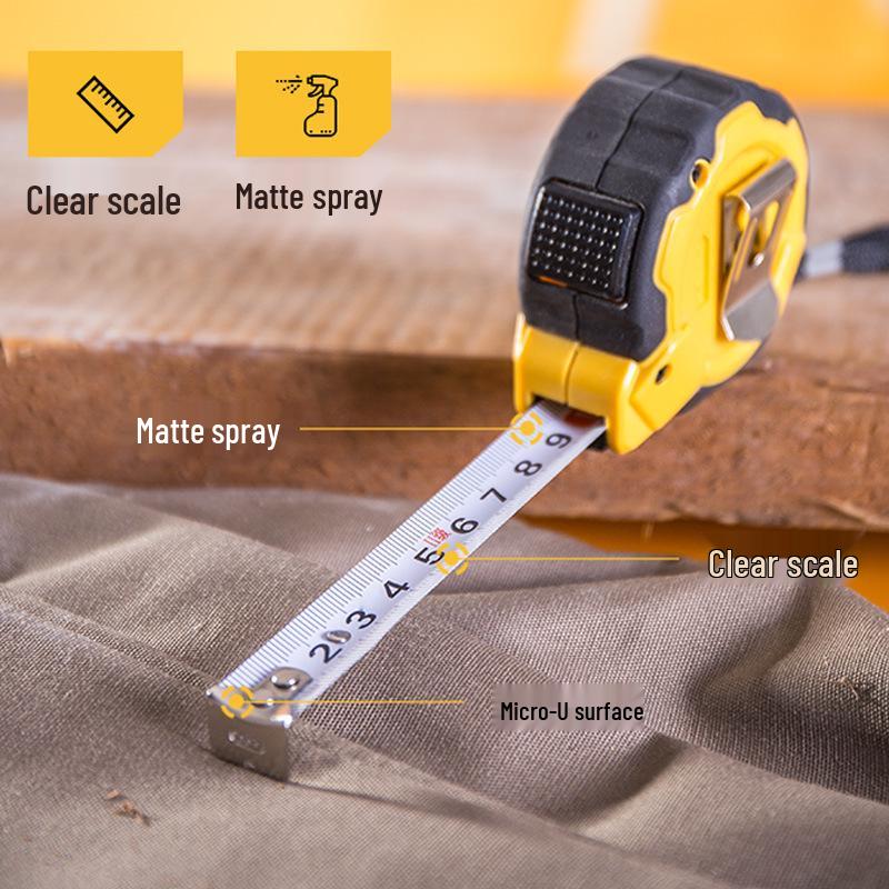 Deli Portable Steel Measuring Tape - Multiple Sizes (3m/5m/7m/10m) for Drafting and Calculations