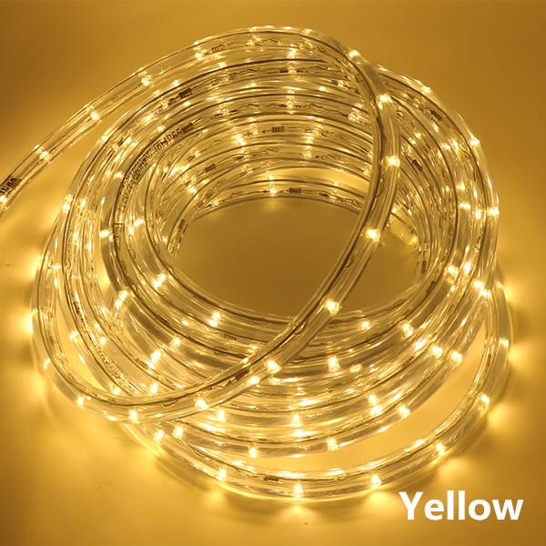 

AC 220V Neon Strip LED Strip Waterproof Neon Sign LED Light Christmas Party Decoration Outdoor Rainbow Tube Rope Light Led Strip 1m жовтий