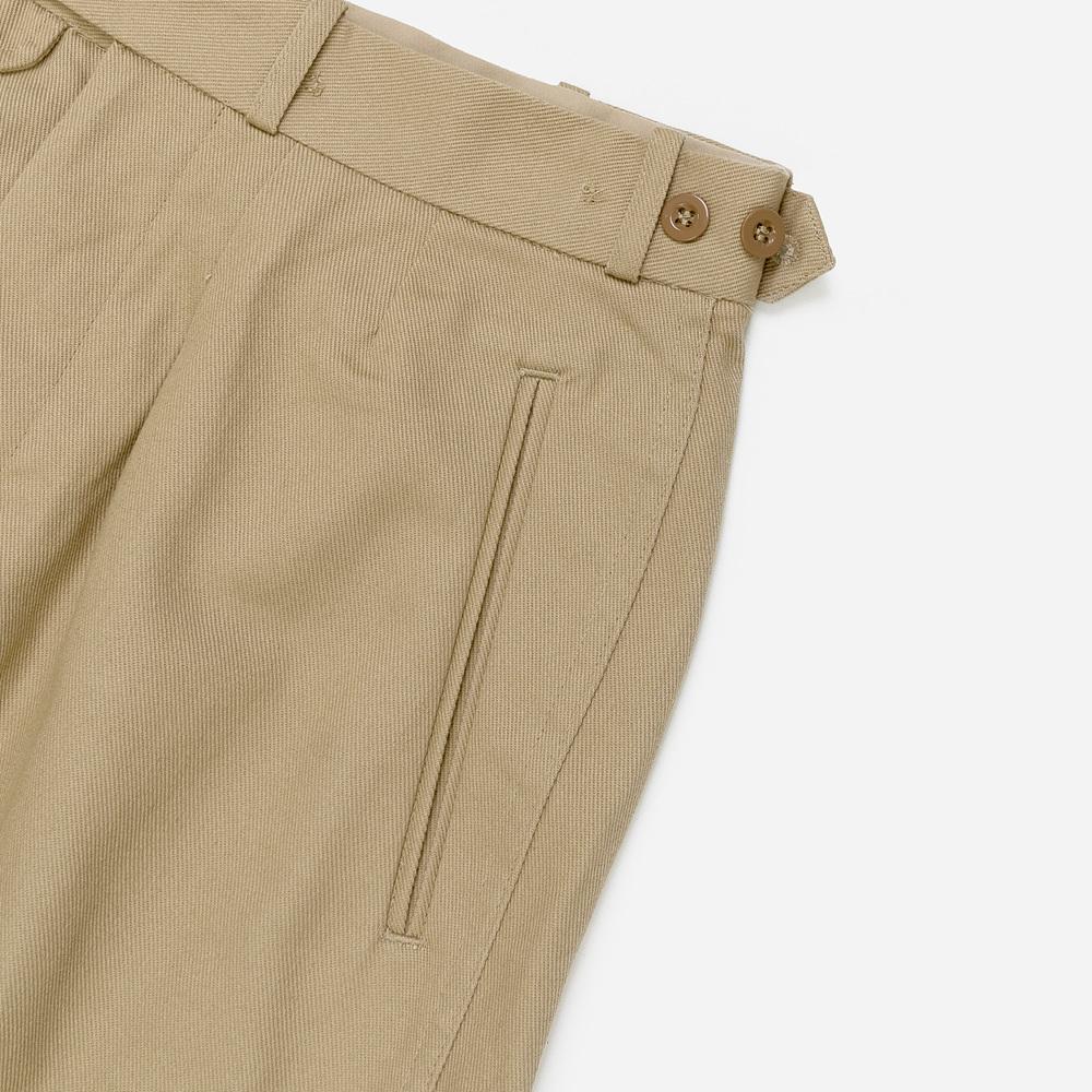 Waiemssielkeiwai German Type Navy Tropical Short Pants - Khaki