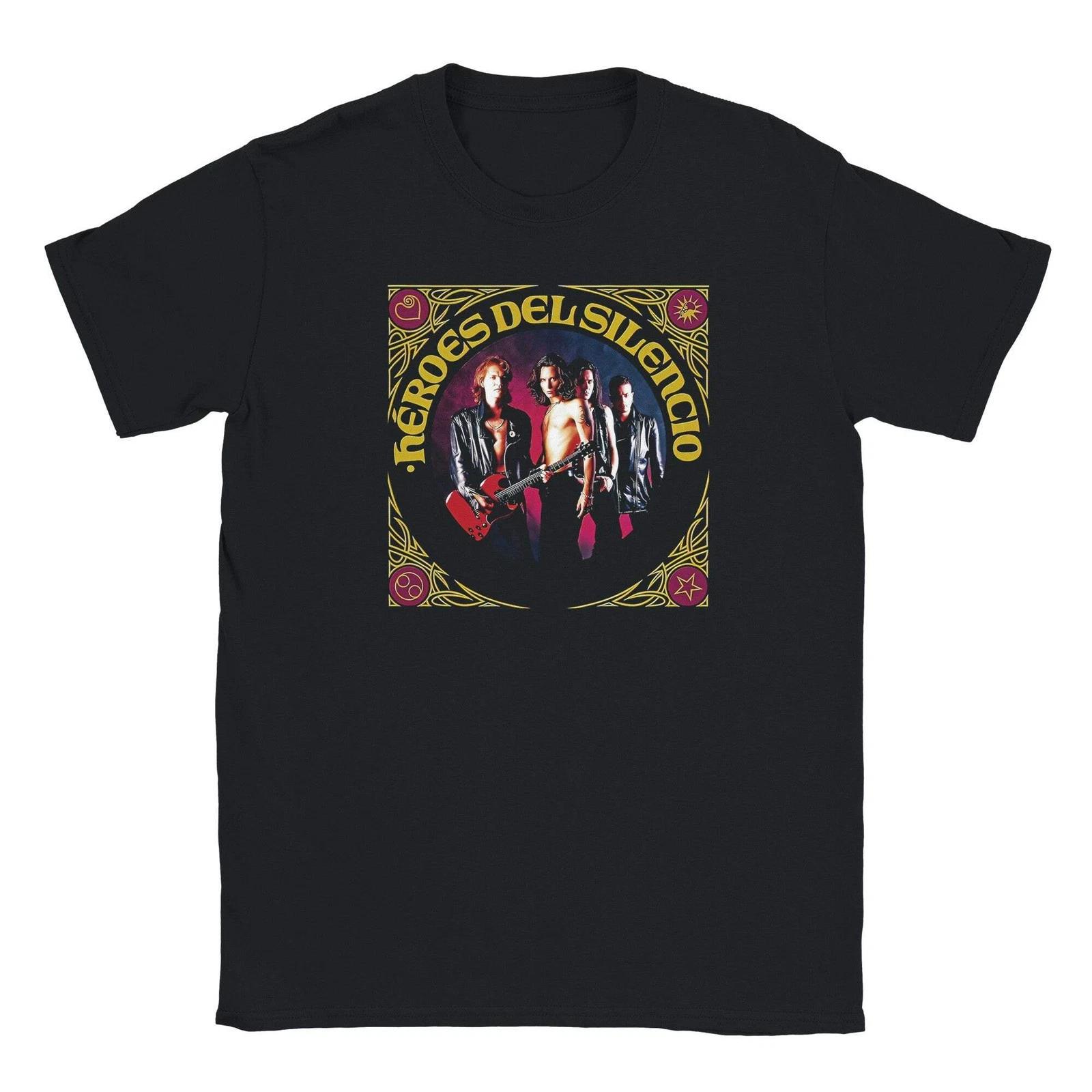 

Heroes de Silencio T-Shirt | Vintage Rock Band Tee, Gift for Music Fan 4XL