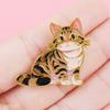 Cute Cat Enamel Pin Cartoon Animall Brooches Hat Lapel Pins Badge On Backpack Clothing Accessories Fashion Jewelry Friends Gifts