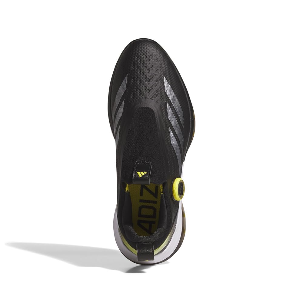 Adidas Golf Adizero Zed G 25 Boa Golf Shoes Core Sulfur cm 2E Men's Black/Silver Metallic/Pure 26.5