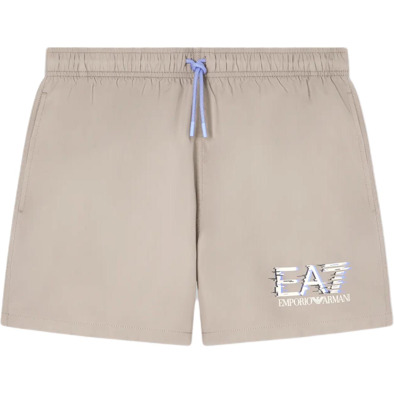 

Emporio Armani EA7 Solid Color Letter Drawstring Waist Short Straight Color Block Printed Beach Shorts Men shorts 7M001678-AF21069-U6167 S