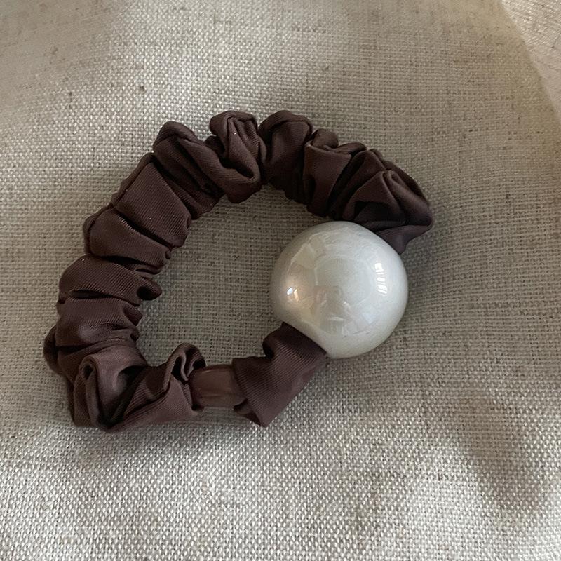 

Жемчужная винтажная эластичная резинка для волос, повязка на голову для причесок с низким пучком