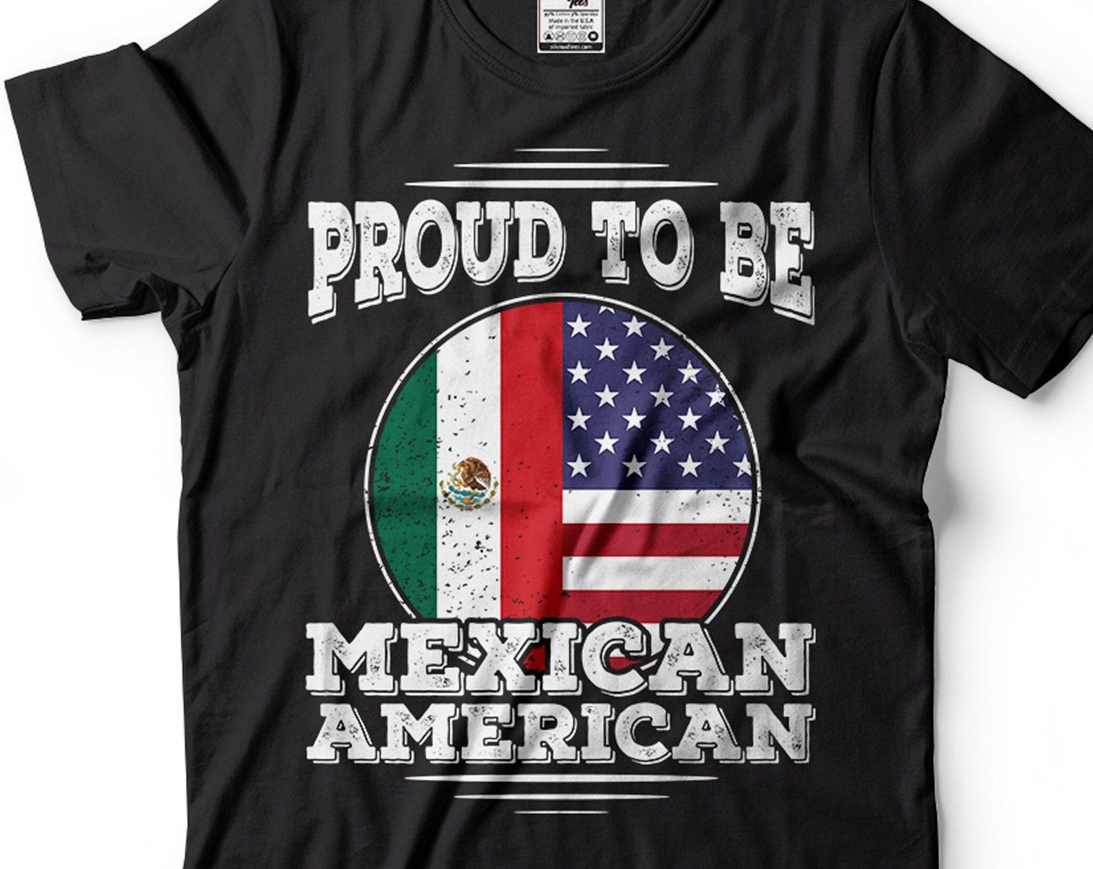 Mexican American Flag Shirt: Patriotic Mexico USA Pride 4XL