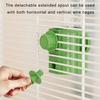 Leakproof Cage Mounted Bird Waterer Cactus Shape Plastic Automatic Drinking Container Water Dispenser for Bird Watering