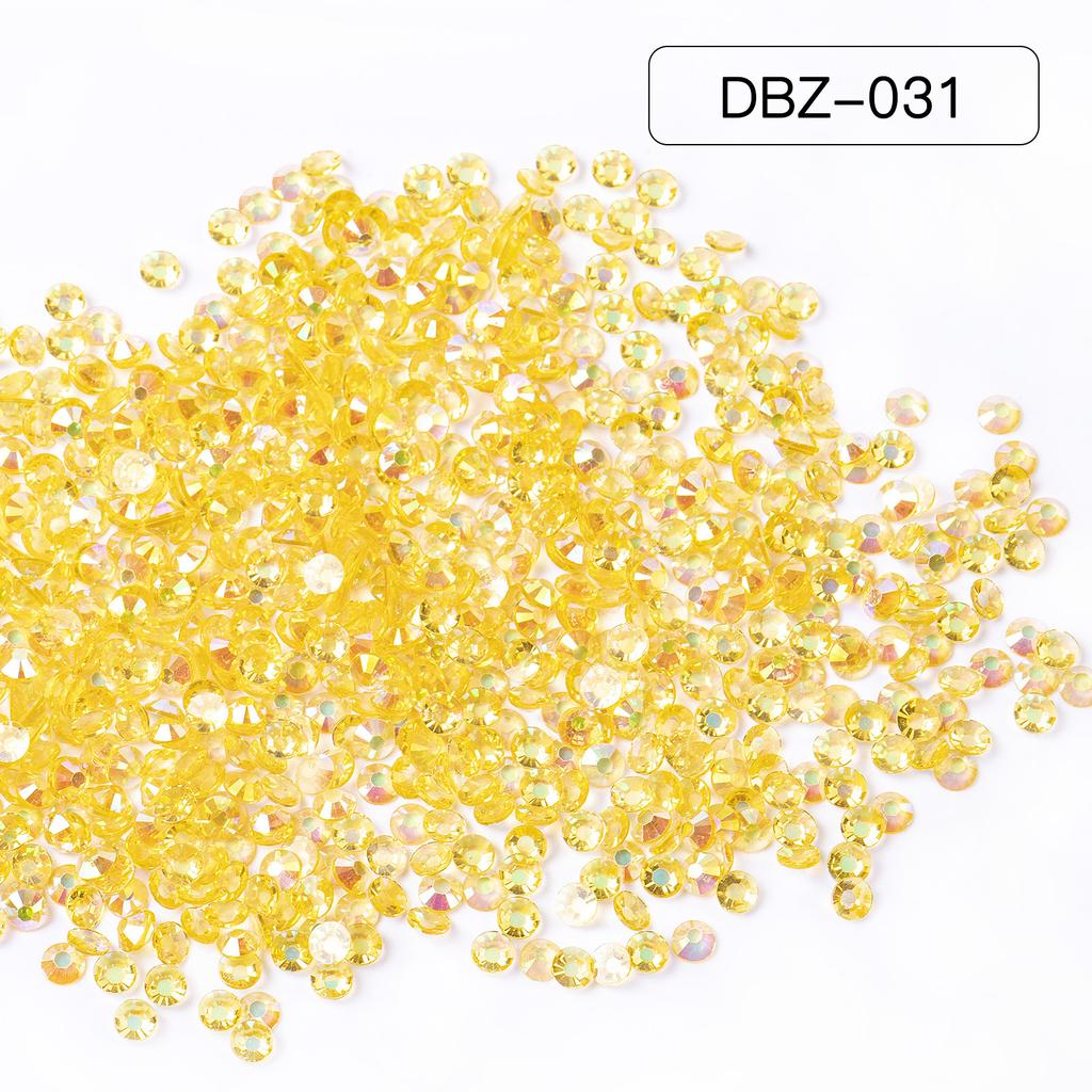 Transparent Symphony Violent Bear Resin Flat Bottom Sticker Diamond Glazed Beads Loose Beads Diy Material Pack Jewelry Accessories