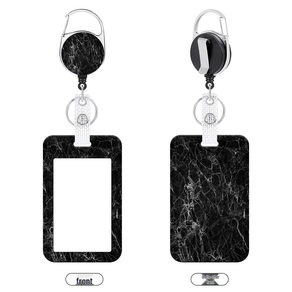 Retractable UV-Proof ID Badge Lanyard with Buckle
