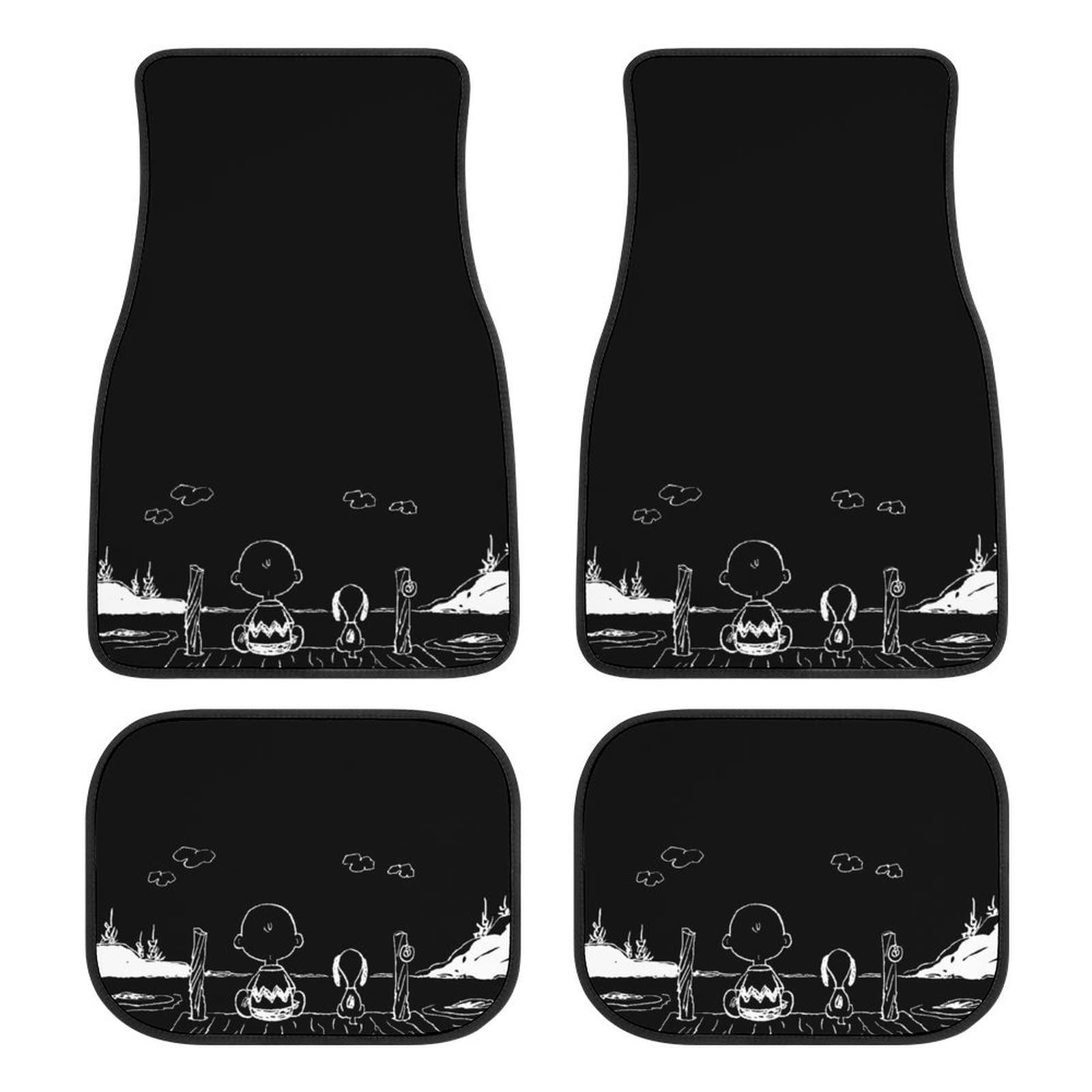 

Комплект из 4 ковриков для пола автомобиля LDU (Водонепроницаемый, Моющийся, Противоскользящий; Защита салона для кей-каров и легковых автомобилей)