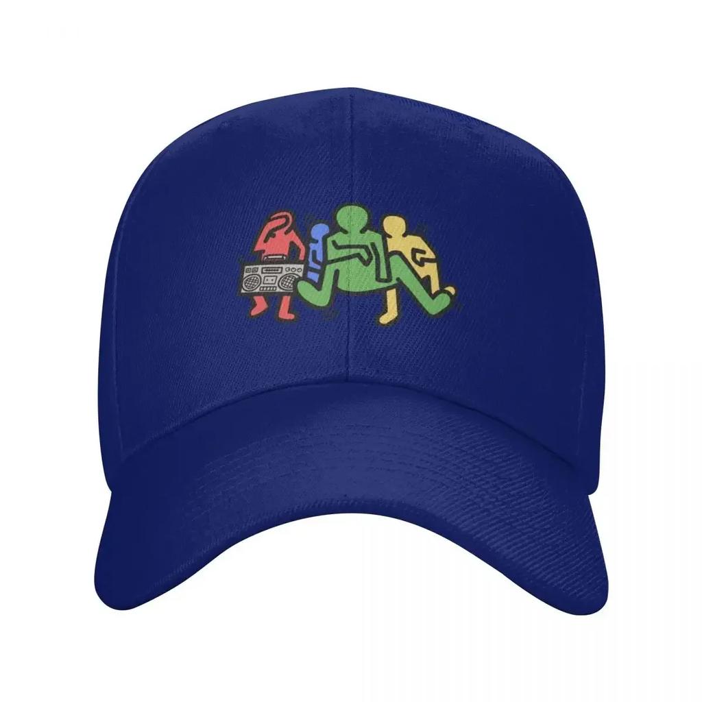 K.I.D.S. Haring Baseball Cap Birthday Big Size Hat Fishing Hat Woman Men's