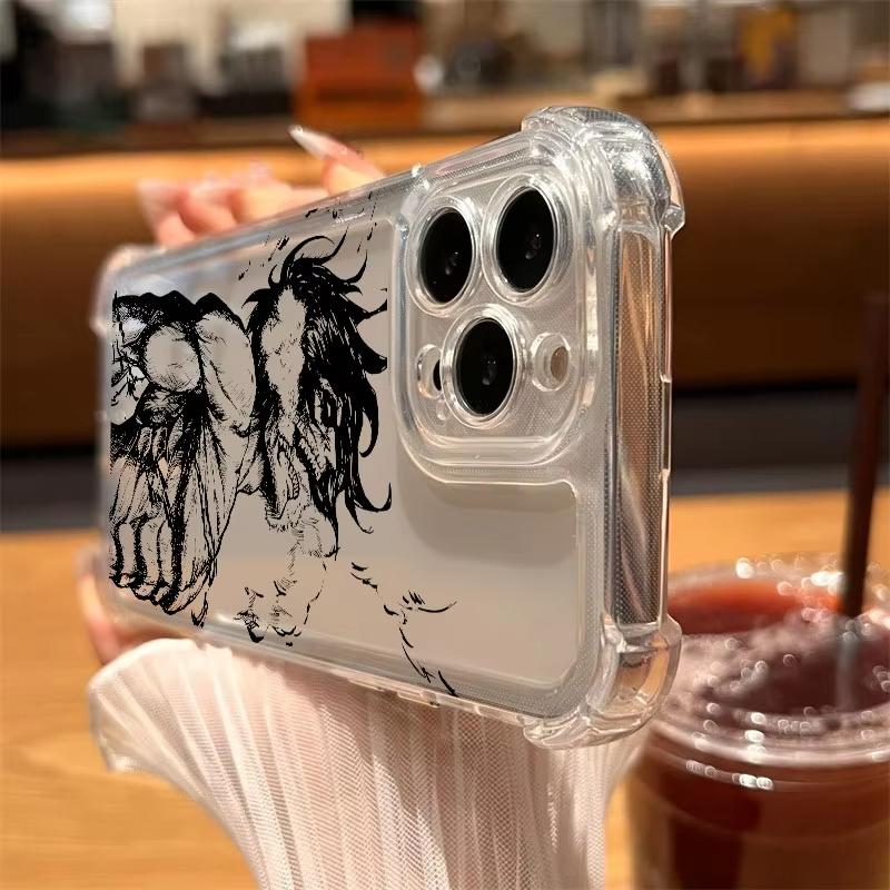 Anime Attack On Titan Hot Phone Case For iPhone 17 Air 16 e 15 14 13 12 11 Pro Max Plus Mini SE 2020 2022 Soft Shockproof Cover