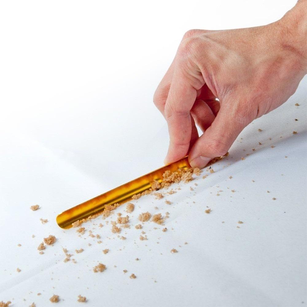 Puliscivesti da Ristorante in Alluminio Efficiente Raschietto per Briciole da Tavolo Domestico Professionale con Pinza Spazzola per Briciole