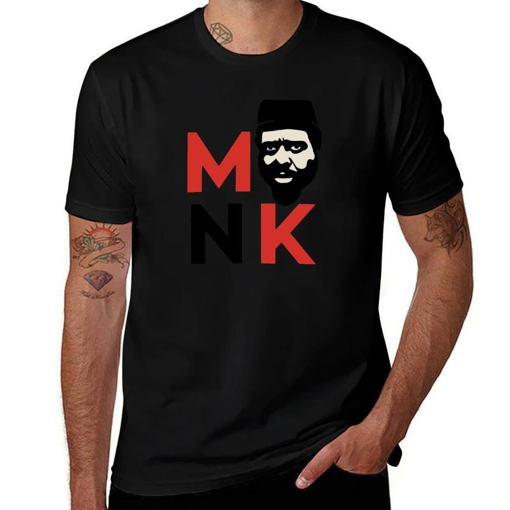 F4F0E7thelonious monk TShirt Dry Fit Athletic Short Sleeve Shirt