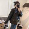 Fashionable Women's Short Cotton-Padded Jacket with Light and Thin Quilted Design for Winter
