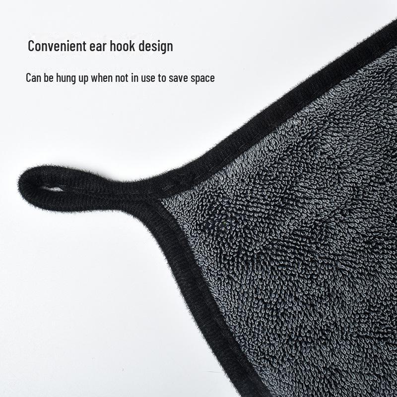 Thickened Absorbent Braided Car Wash Towel for Traceless Cleaning