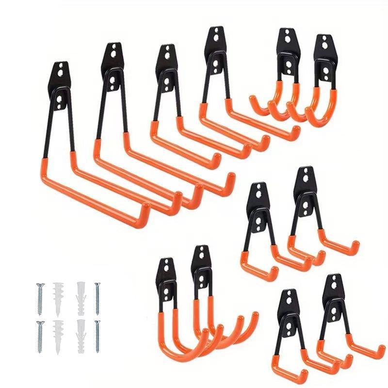 Heavy-Duty Metal Garage & Garden Bicycle Wall Hook