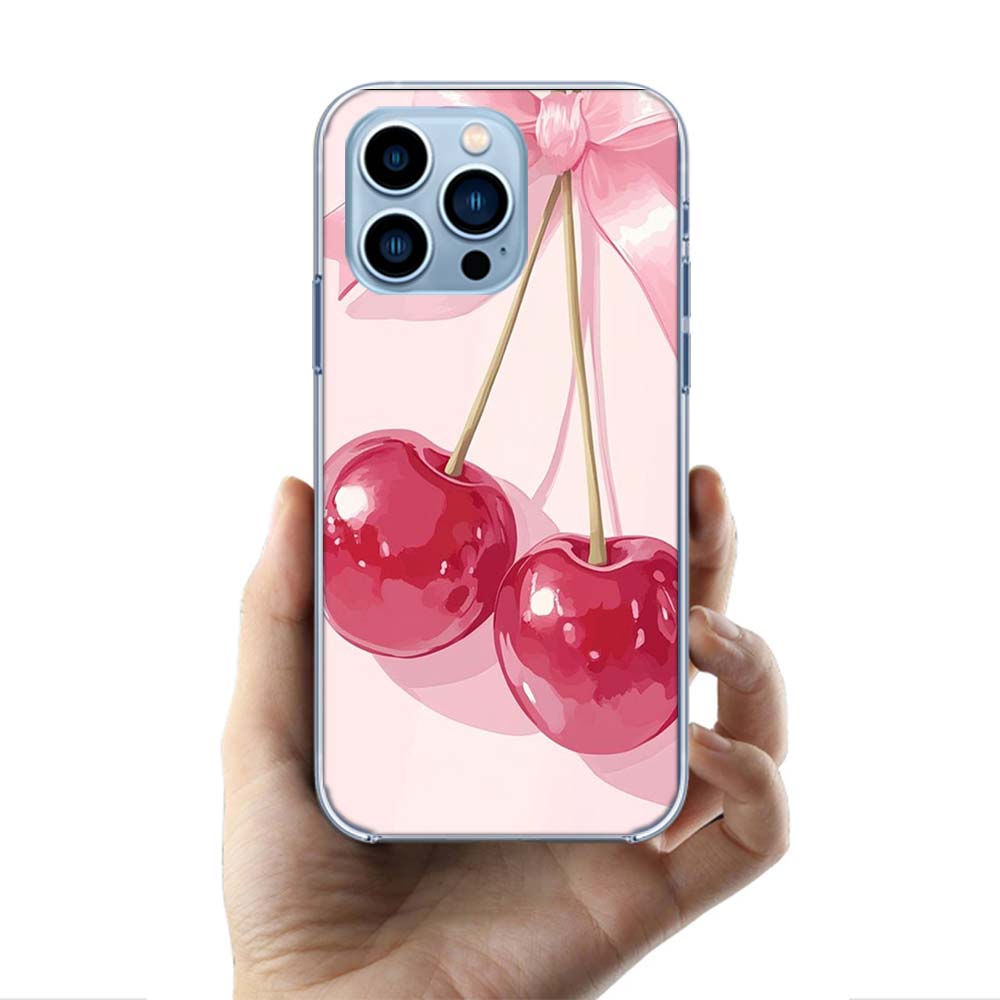

Cherry Bow Cases Phone Case For Iphone 17E 16E 17 Air 16 Pro Max 15 Pro 14 Plus 11 13 12 Mini Cover Cases Compatible with Suitab iPhone 16 Pro Max