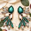 Retro Trend Irregular Geometric Flower Leaf Earrings - Simple, Fashionable, Light Luxury for Women