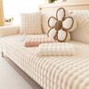 Bubble Imitation Rabbit Fur Plush Sofa Slipcover Non-Slip Soft Sofa Towel Couch Cushion Seat Cover For Living Room Modern Home