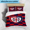 3PCS Football Cagliari Design Bedding Set,Including 1pc Duvet Cover And 2pcs Pillowcases Perfect for Bedroom, Dormitory, Fan Christmas gift