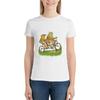 Frog And Toad On The Bike T-Shirt Plus Size Tops Tops Summer Tops Kawaii Clothes T Shirt Women