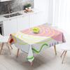 Abstract Geometric Tablecloth Waterproof Stain Resistant Party Decoration Restaurant Cafe Dining Table Tablecloths
