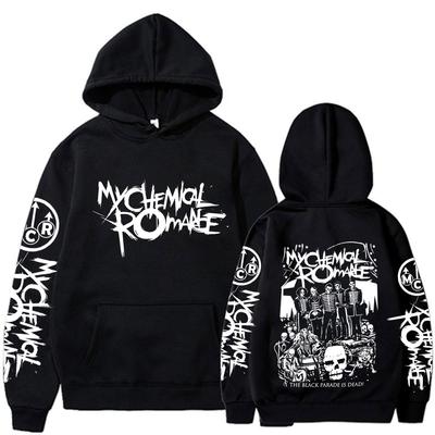 My Chemical Romance Rocková kapela Mikiny Black Parade Punk Emo Mikiny s kapucí Pánské Dámské Móda Vintage Gotické Hip Hop Mikiny