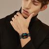 For Huawei Watch Fit 3 Stainless Steel Strap Crown Shape Rhinestone Decor Watch Band