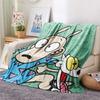 Rocko Flannel Blanket, High quality Comfortable for All Seasons, Home Decor, Warmth and Comfort