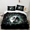 3PCS Eagle Symbol Frei-burg Football Bedding set,Ideal for1pc Duvet Cover And 2pcs Pillowcases Perfect for Christmas gift,Ideal for Bedroom,Dormitory