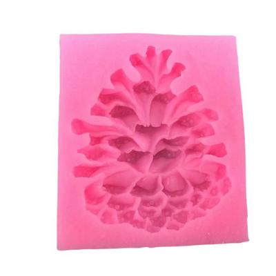 Silikonform Tannenzapfen Nüsse Leichte Dekorformen Einfarbige Antihaft Faltbar Selbstmontage Dekorative Form Kuchen