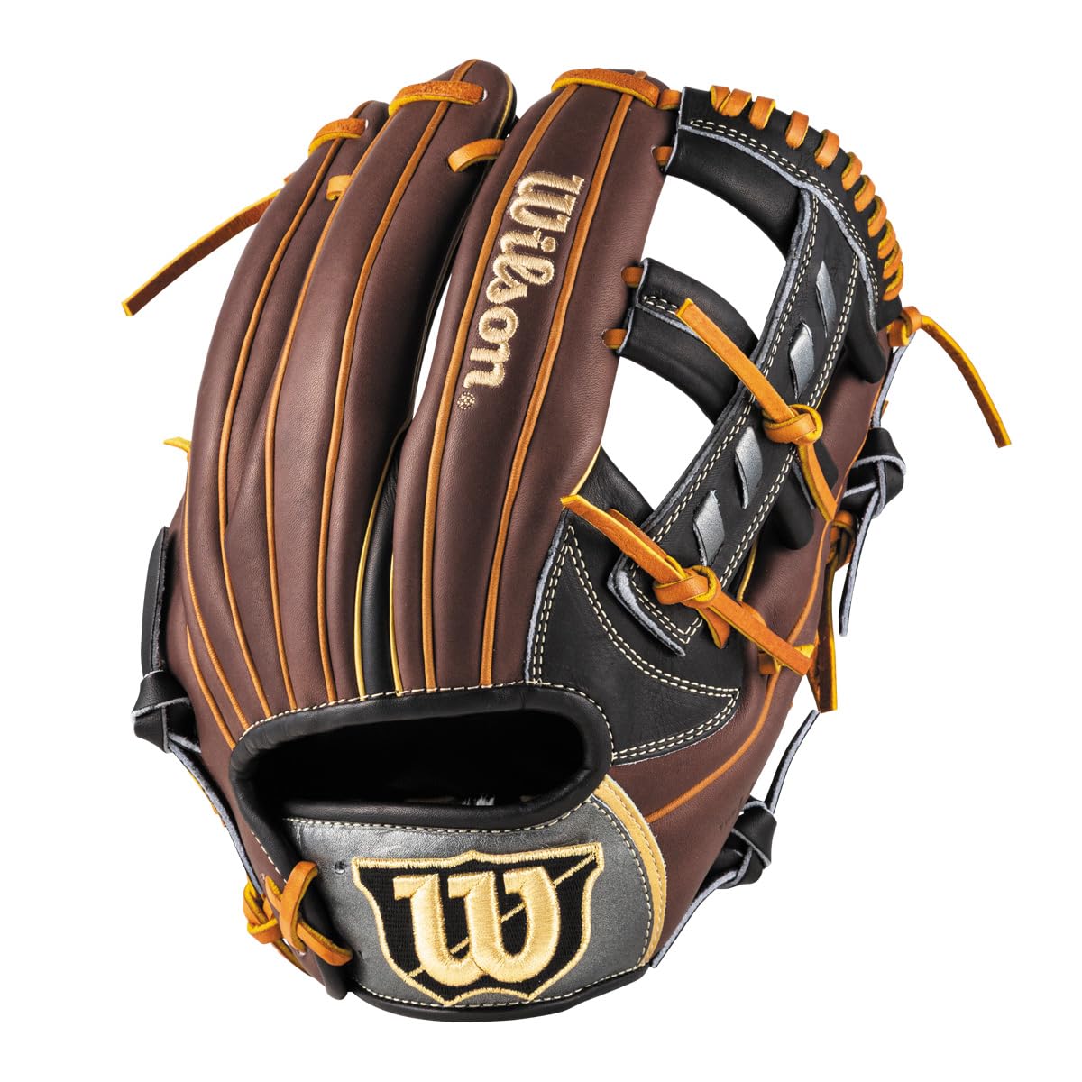 

Wilson Baseball General The Wannabe Hero D5 Black x Dark WBW104366 Glove, Use, DUAL, Model, Infield, Right-Handed Throw, Brown,